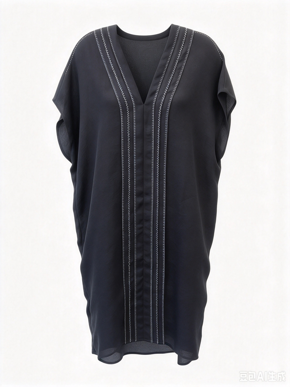 Vince black tunic dress